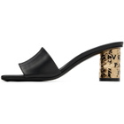Givenchy Black Tape Heeled Sandals