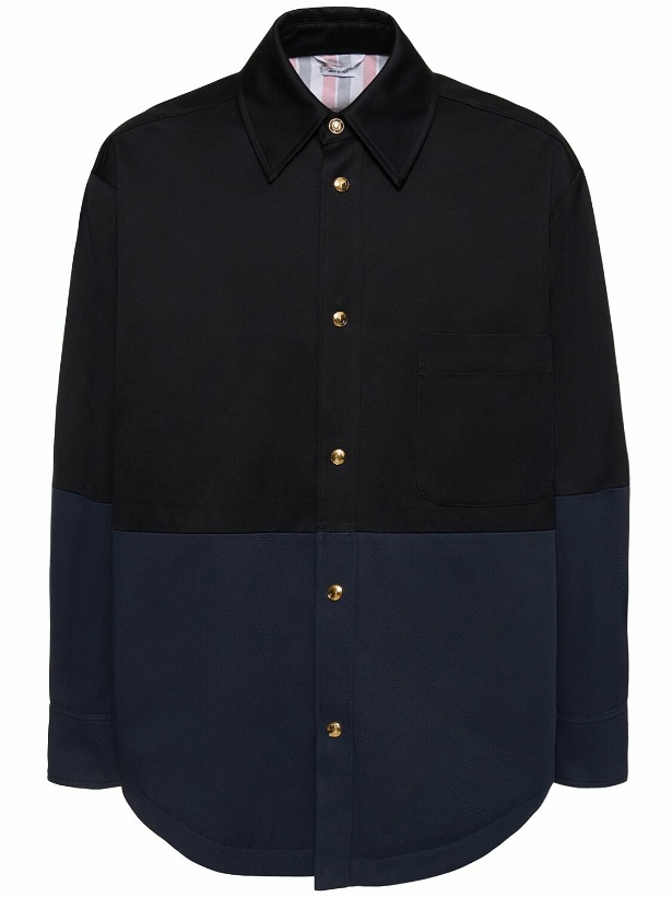 Photo: THOM BROWNE - Oversize Cotton Casual Jacket