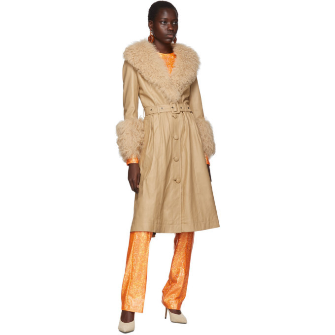 Saks potts orange clearance coat