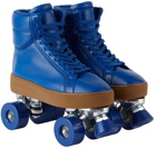 Bottega Veneta Blue Quilt Roller Skates