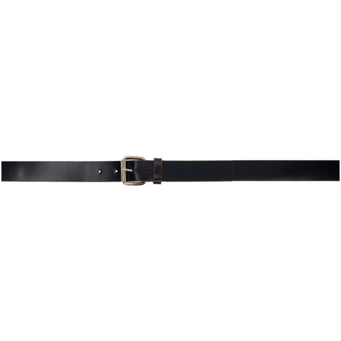 Photo: Marni Blue and Black Calfskin Belt