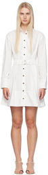 Proenza Schouler White Viola Minidress