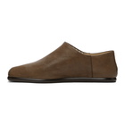 Maison Margiela Brown Slip-On Tabi Loafers