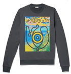 Loewe - Eye/LOEWE/Nature Printed Fleece-Back Cotton-Jersey Sweatshirt - Dark gray