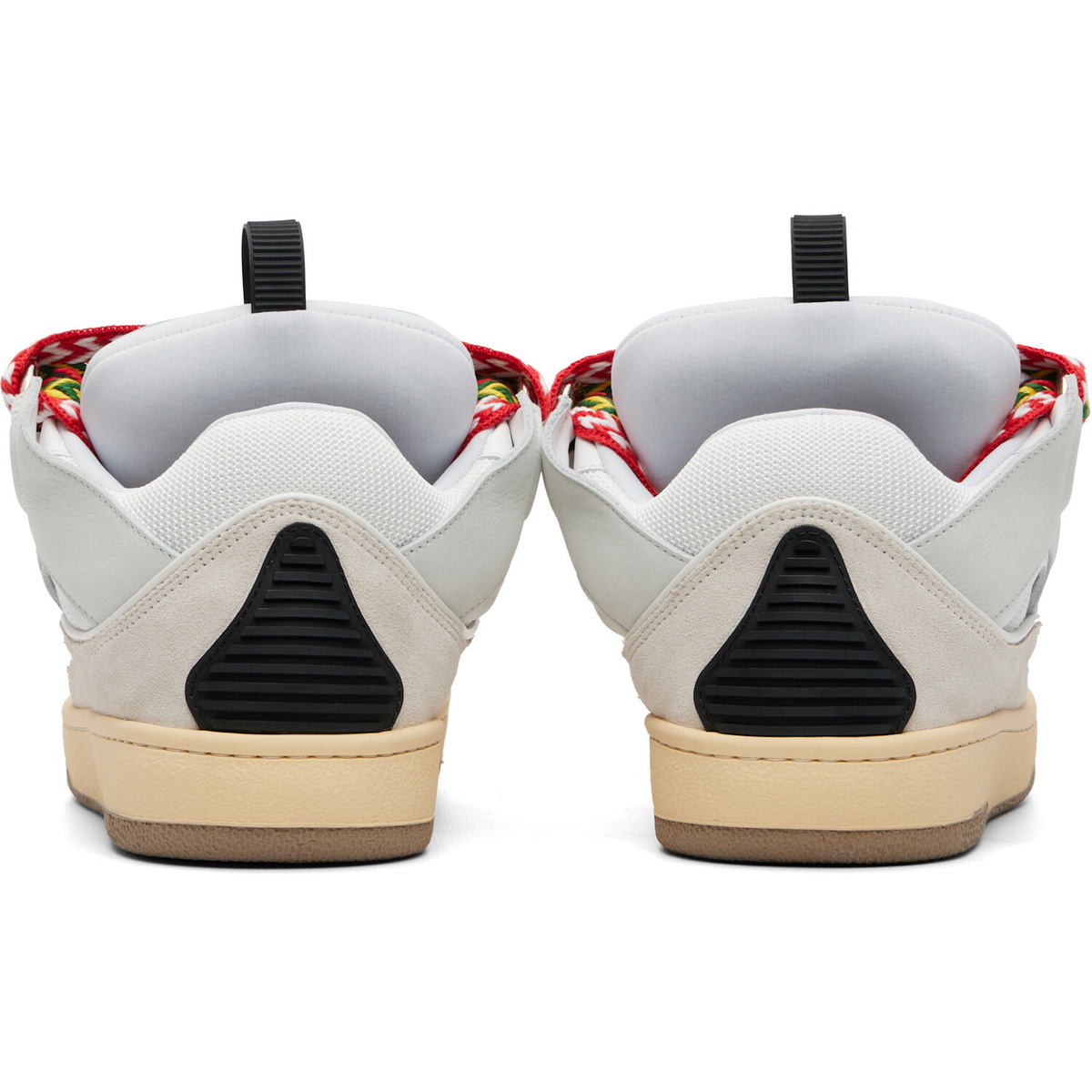 Lanvin White Curb Sneakers