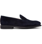 George Cleverley - Positano Cotton-Corduroy Loafers - Blue