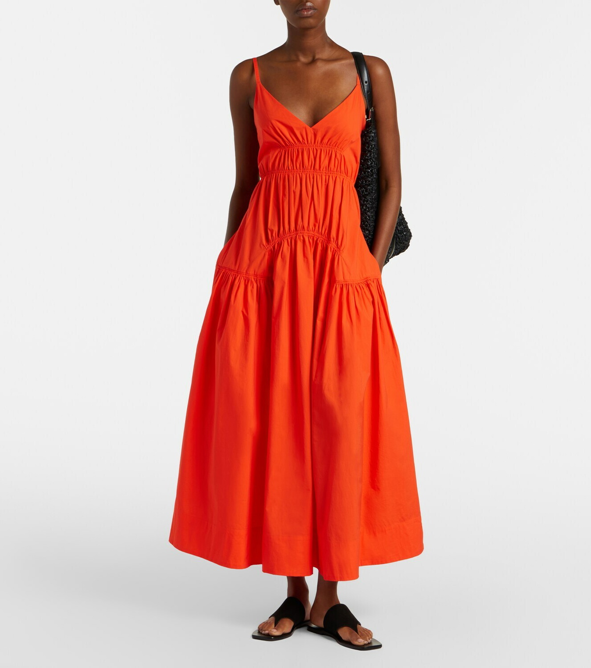 Proenza Schouler White Label Michelyn cotton-blend maxi dress