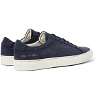 Common Projects - Achilles Perforated Nubuck Sneakers - Men - Blue