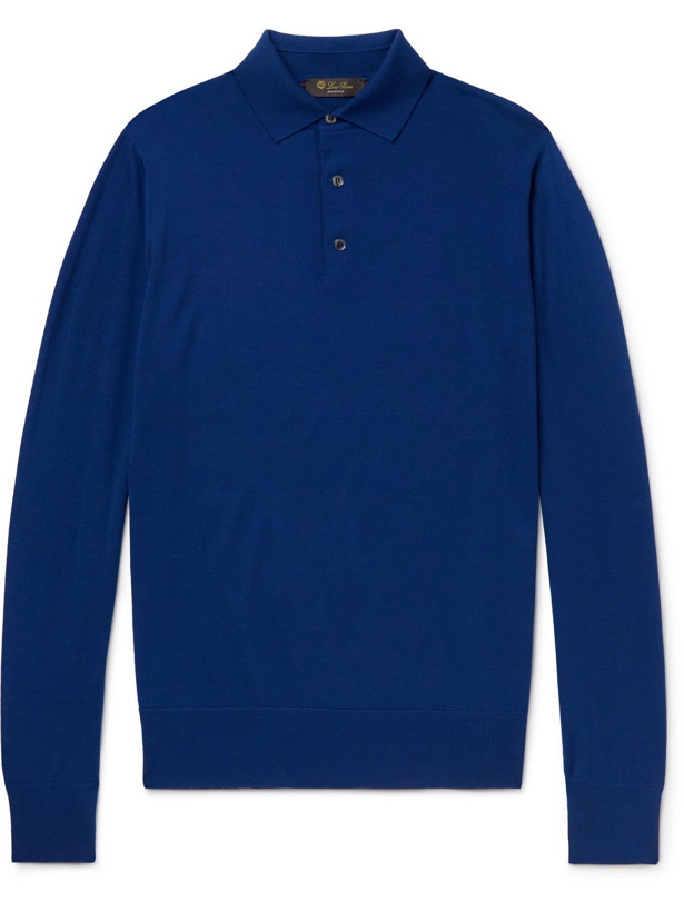 Photo: Loro Piana - Slim-Fit Wish Virgin Wool Polo Shirt - Unknown