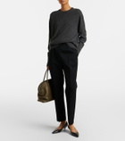 The Row Agnes 15 leather tote bag