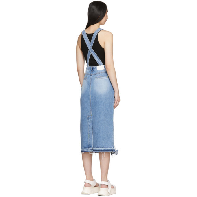 Dress Outfit Ideas Jean Overall Skirt Jumper SJYP Blue Denim Destroyed Slit Overall Dress SJYP Dress Outfit Ideas Jean Overall Skirt Jumper SJYP Blue Denim Destroyed Slit Overall Dress SJYP