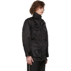 Maison Margiela Black Nylon Distressed Field Jacket