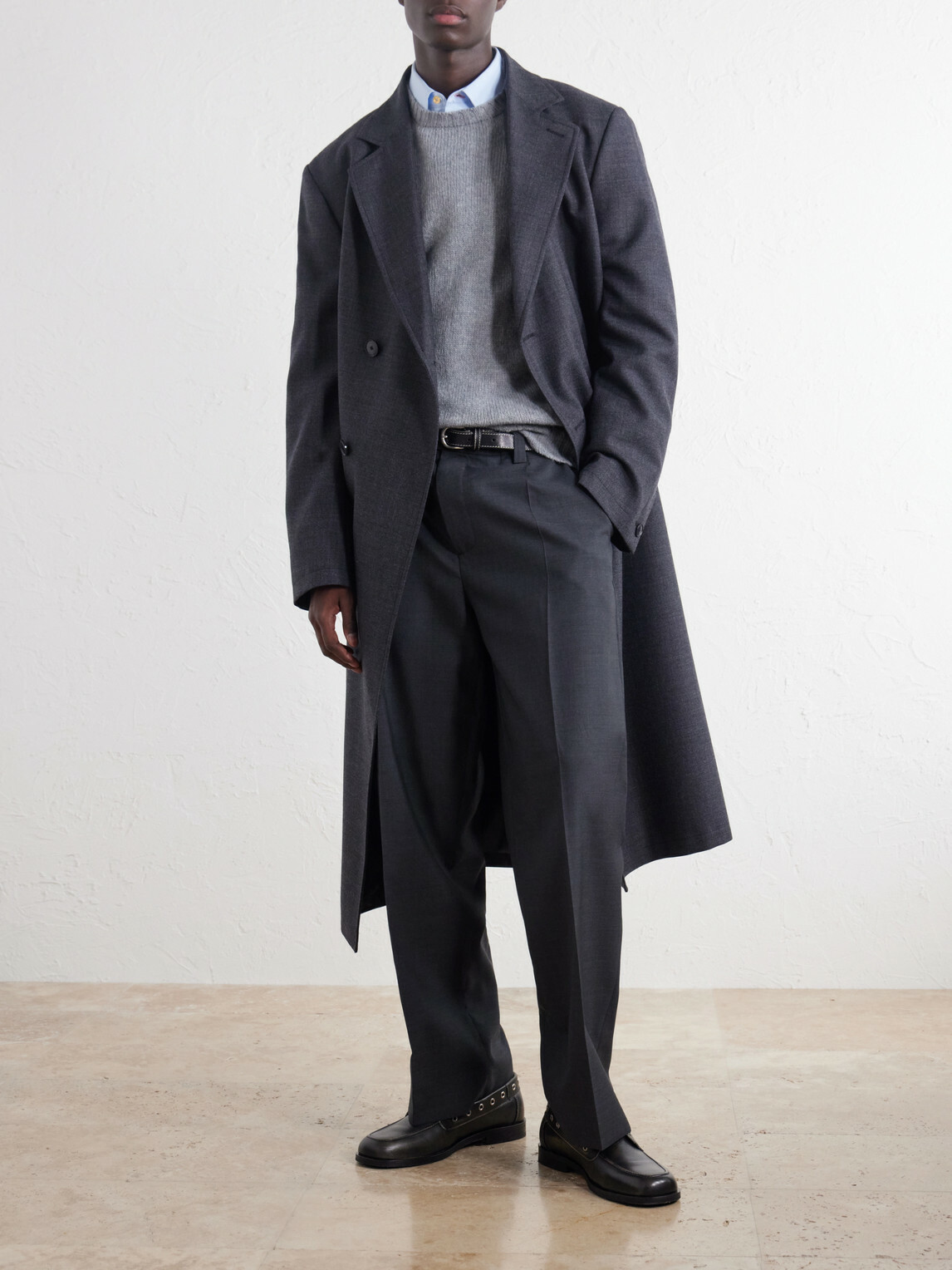 William Lockie - Aryan Wool Sweater - Gray