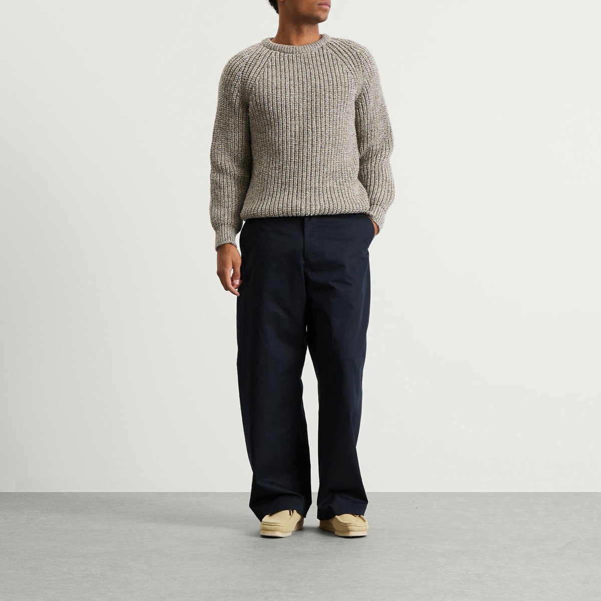 Café Mountain Men's Holmes Raglan Knit in Natural