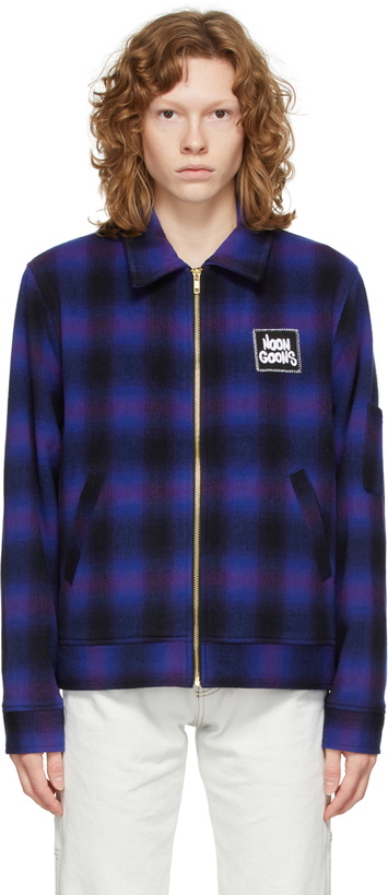 Photo: Noon Goons Blue & Black Check DIY Jacket