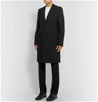 The Row - Leonhard Slim-Fit Shawl-Collar Virgin Wool Overcoat - Black