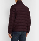 Loro Piana - Gateway Quilted Rain System Wool and Silk-Blend Down Jacket - Burgundy