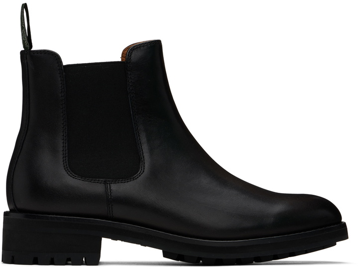 Photo: Polo Ralph Lauren Black Bryson Chelsea Boots