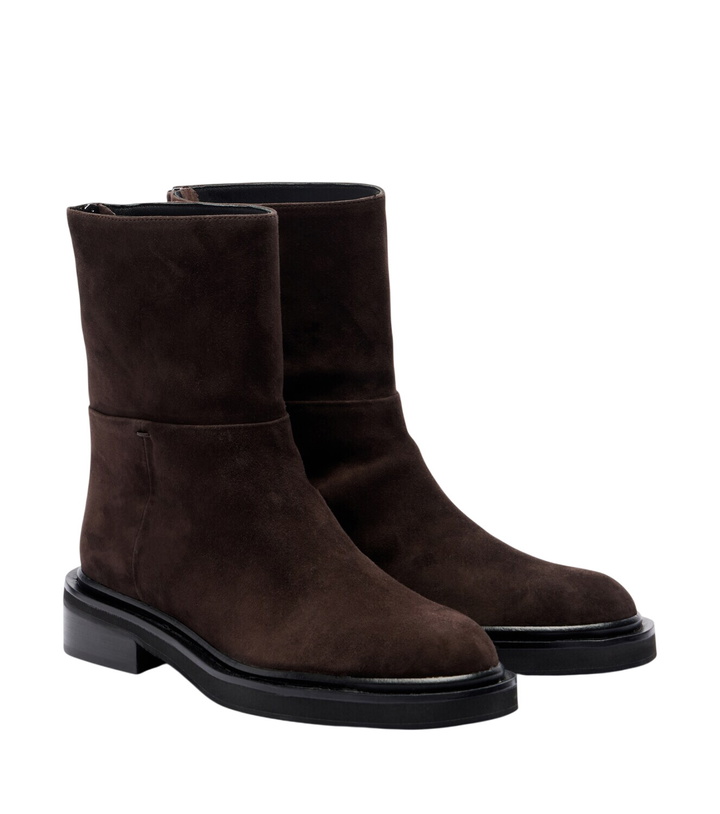 Photo: A.Emery Easton suede ankle boots