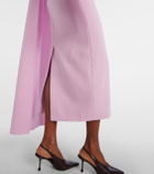 Roksanda Maite caped midi dress