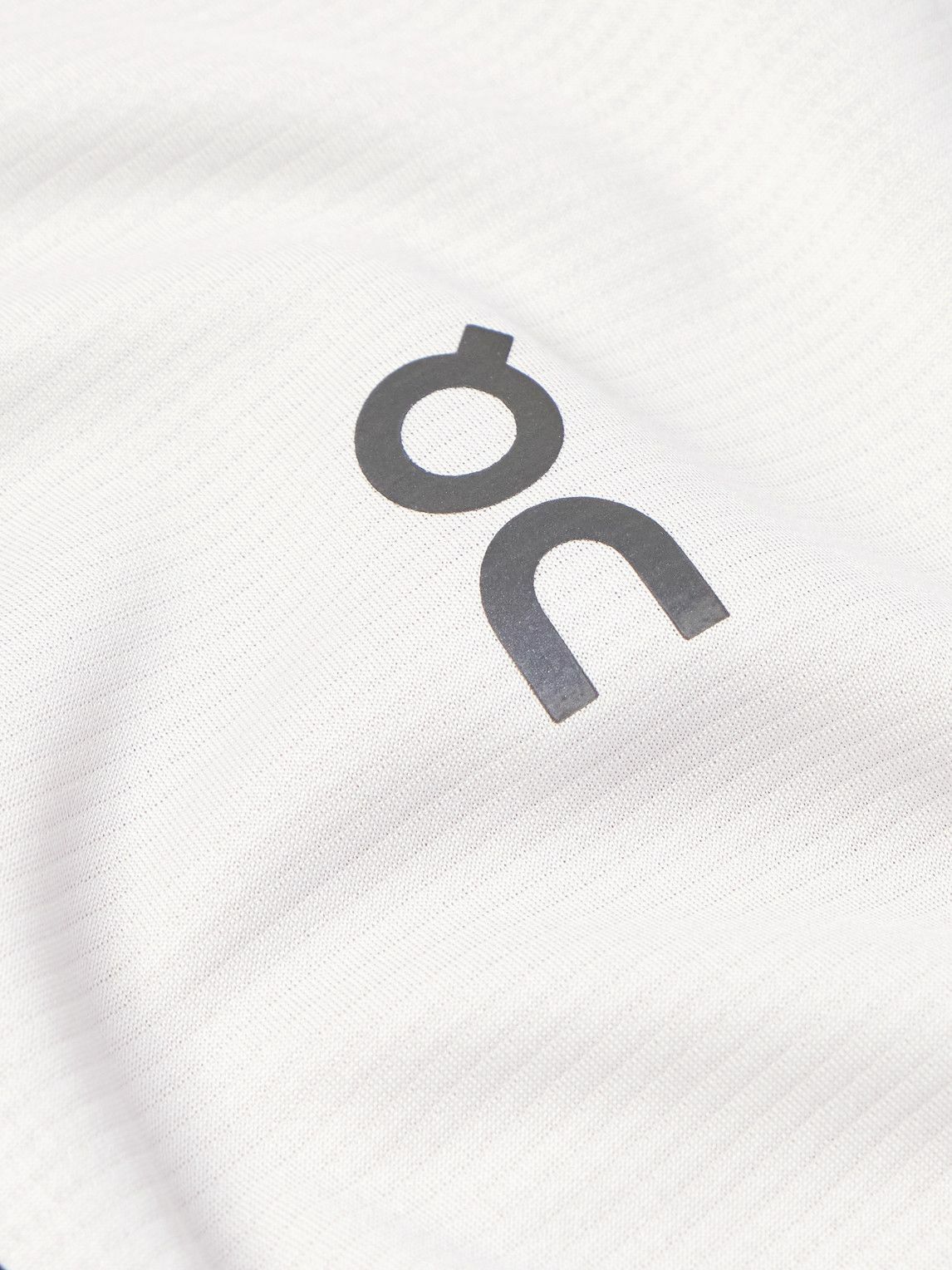 ON - Climate Stretch Recycled-Jersey Half-Zip Top - White