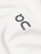 ON - Climate Stretch Recycled-Jersey Half-Zip Top - White