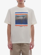 Heron Preston T Shirt Beige   Mens