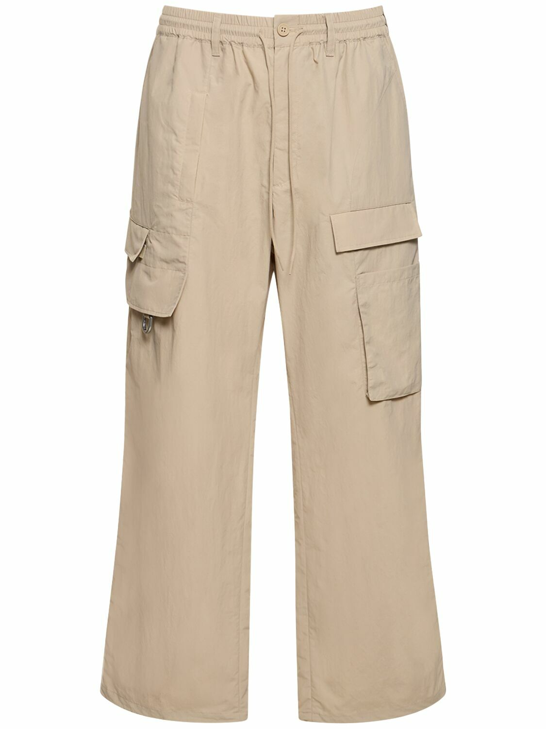 Y-3 NYLON WIRED 3 STRIPES CARGO PANTS