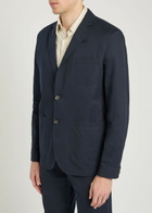 Oliver Spencer Theobald Cotton Blazer Navy