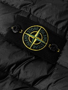 Stone Island - Logo-Appliquéd Quilted Shell Hooded Down Jacket - Black