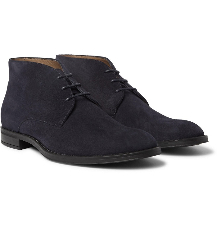 Photo: Hugo Boss - Coventry Suede Chukka Boots - Blue