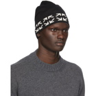 Off-White Black and White Wool Arrows Beanie