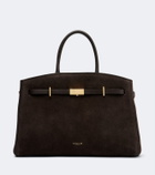 DeMellier Hudson Midi suede tote bag