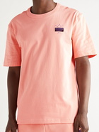 ADIDAS ORIGINALS - R.Y.V. Abstract Logo-Appliquéd Cotton-Jersey T-Shirt - Pink