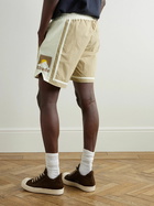 Rhude - Moonlight Wide-Leg Logo-Print Shell Drawstring Shorts - Neutrals