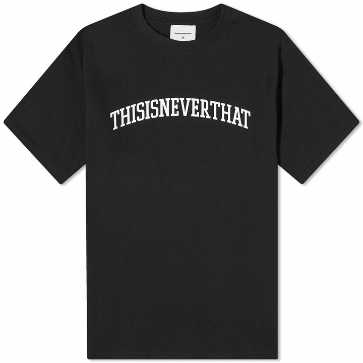 Photo: thisisneverthat Men's Arch-Logo T-Shirt in Black