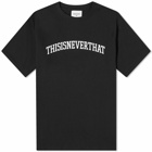 thisisneverthat Men's Arch-Logo T-Shirt in Black
