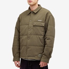 Neighborhood Men's Padded Overshirt in Olive Drab