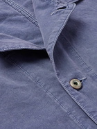 Remi Relief - Cotton-Canvas Overshirt - Blue