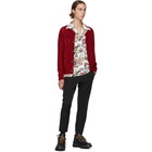 Prada Red Mohair Cardigan