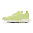 Rick Owens Green Oblique Sneakers