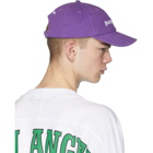 Palm Angels Purple Logo Cap