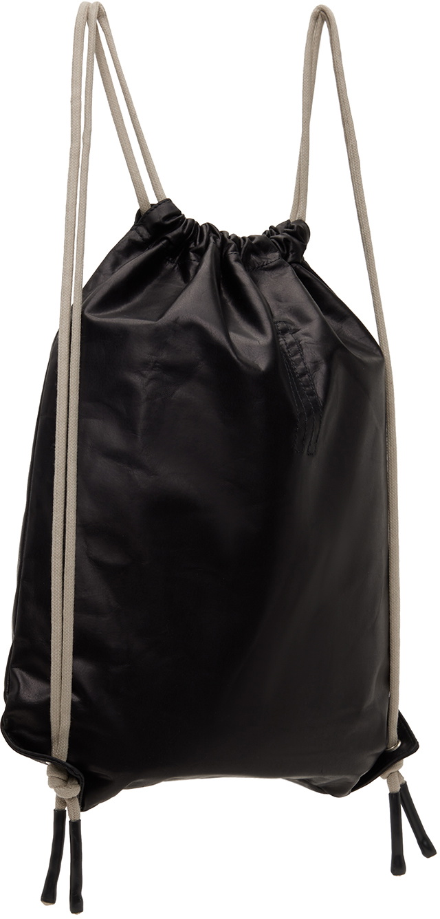 バッグ Rick owens DRAWSTRING BACKPACK RICK OWENS Embellished Leather Drawstring Backpack for Men