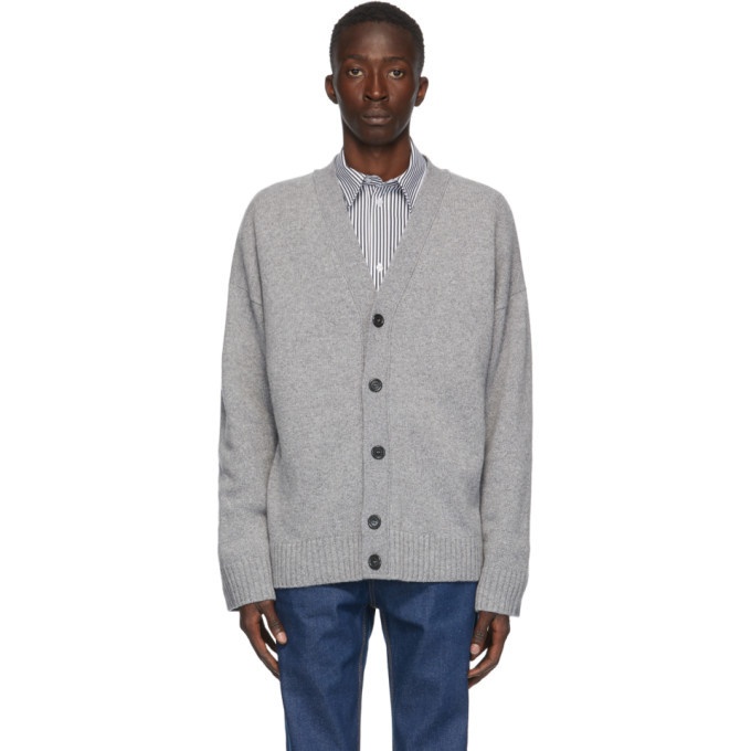 Photo: Opening Ceremony Grey Wool and Cashmere Cardigan