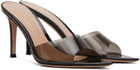 Gianvito Rossi Black Elle 85 Mules