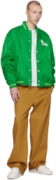 Palm Angels Green Douby Bomber Jacket