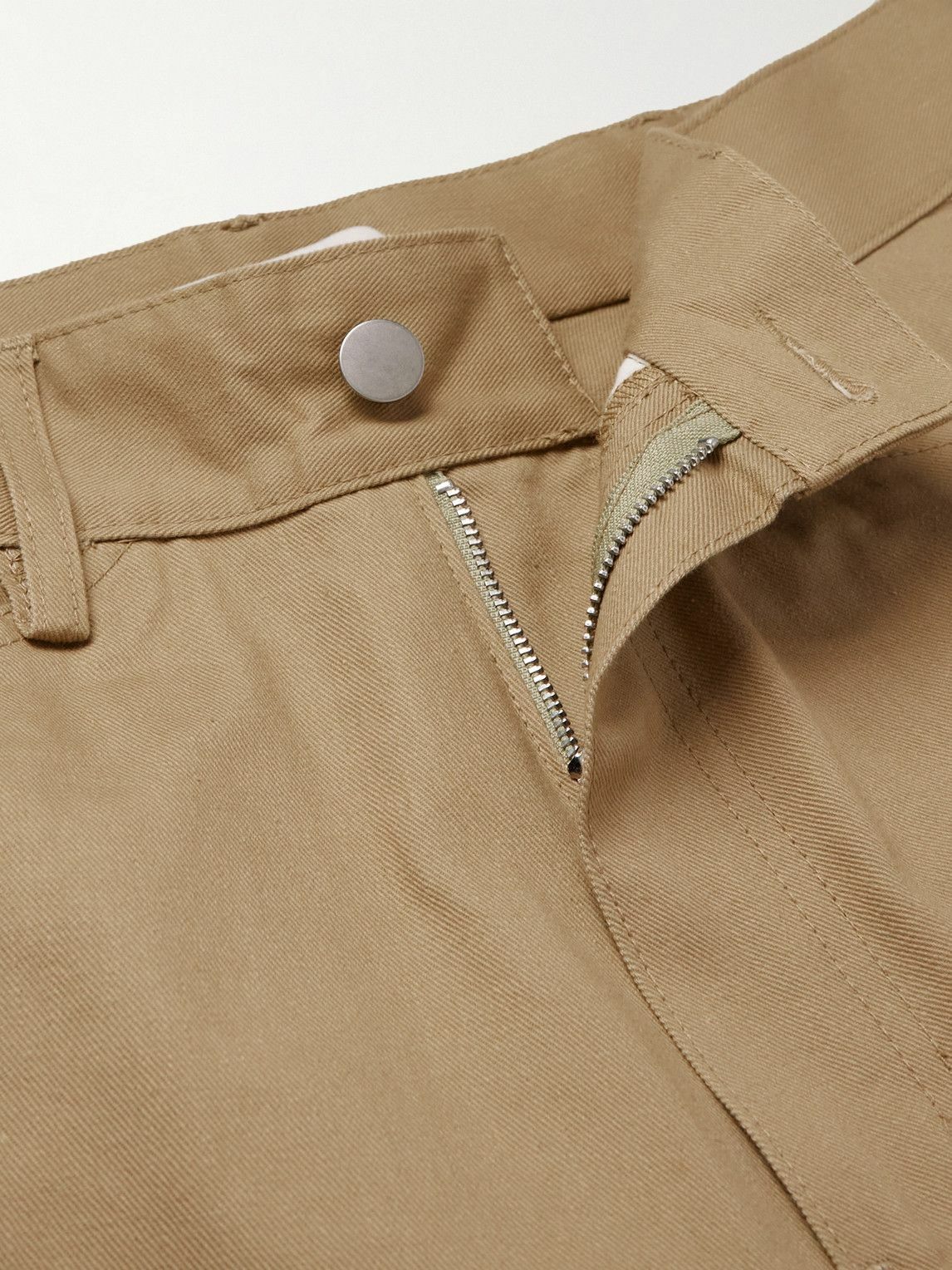 Adish - Sarou Straight-Leg Cotton-Twill Trousers - Neutrals ADISH