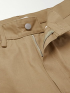 Adish - Sarou Straight-Leg Cotton-Twill Trousers - Neutrals