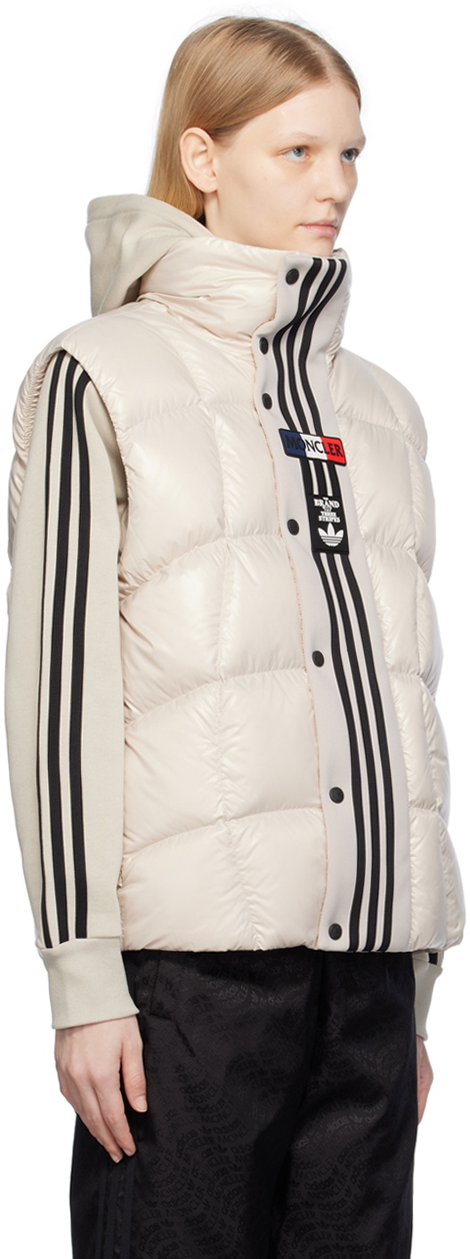 Moncler Genius Moncler x adidas Originals Beige Bozon Down Vest