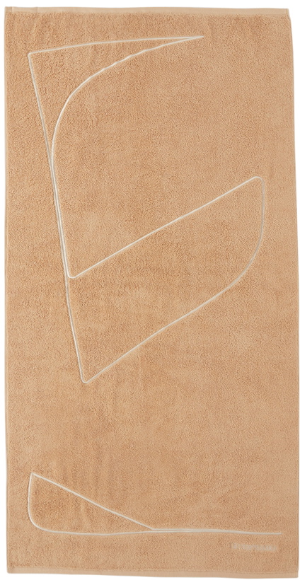 Photo: LE17SEPTEMBRE SSENSE Exclusive Brown Embroidered Beach Towel